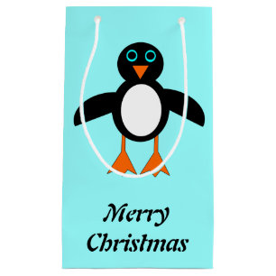 Cute Penguin Custom Gift Bag
