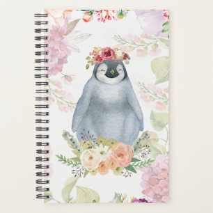 Cute Penguin Daughter Birthday Gift, Love Penguin Planner