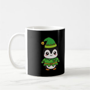 Cute Penguin Elf Christmas Coffee Mug