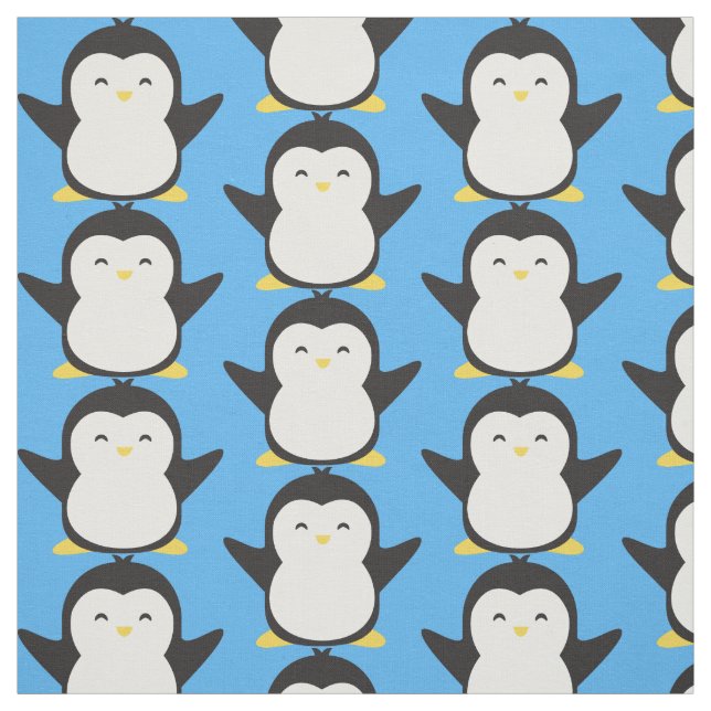 Cute Penguin Fabric (Swatch)