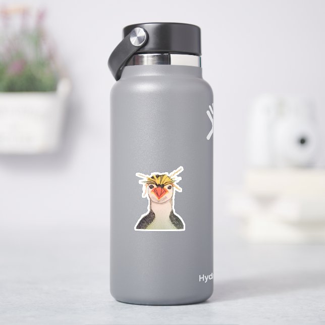 Cute Penguin Face Drawing  (HydroFlask)