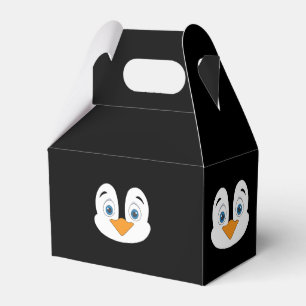 Cute Penguin Face Favour Box