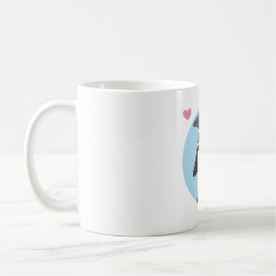 Cute Penguin Facing Left Matching Pair Coffee Mug