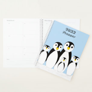 Cute Penguin Family Planner