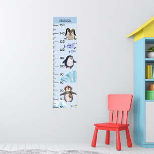 Cute Penguin Growth Chart