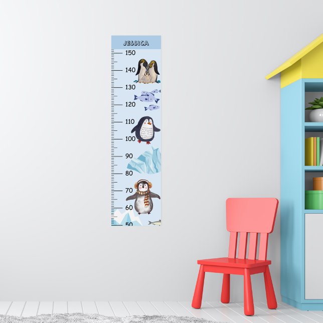 Cute Penguin Growth Chart (Nursery 1)