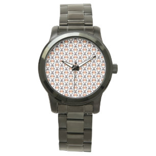 Cute penguin holding sign with the number 99 on it watch