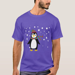 Cute penguin in the snow T-Shirt