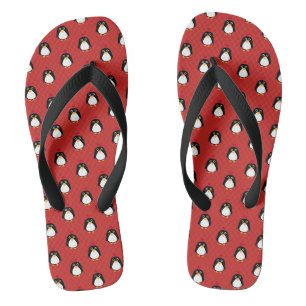 Cute penguin jandals