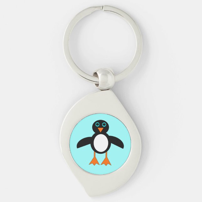 Cute Penguin Keychain (Front)