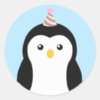 Cute Penguin Kids Birthday