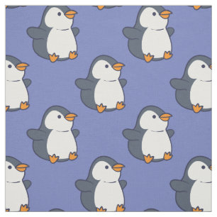Cute Penguin Kids Cartoon Fabric