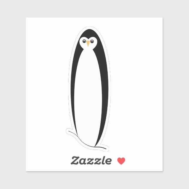 Cute Penguin Laptop Sticker (Sheet)