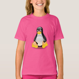 Cute Penguin Linux Logo Penguin T-Shirt
