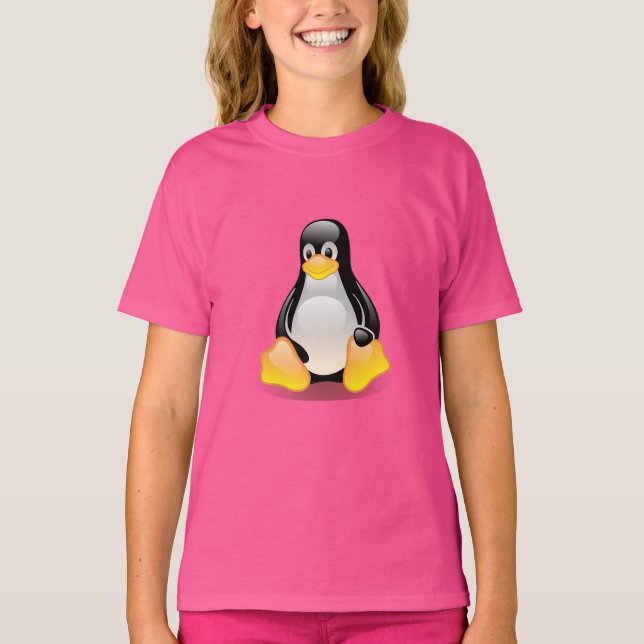 Cute Penguin | Linux Logo | Penguin  T-Shirt (Front)