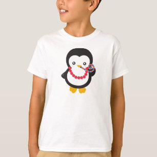 Cute Penguin, Little Penguin, Party Whistle T-Shirt