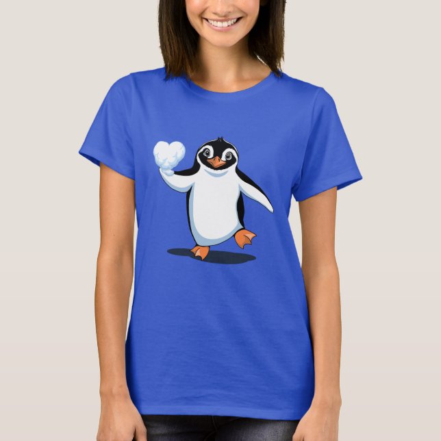 Cute Penguin Lover T-Shirt (Front)