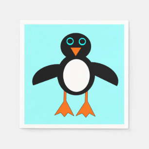 Cute Penguin Paper Napkins