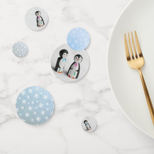Cute Penguin Party Confetti (Group)