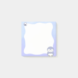 Cute Penguin Pastel Post-it Notes Kawaii Sticky