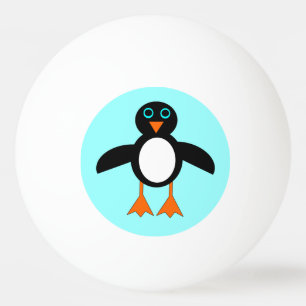 Cute Penguin Ping Pong Ball