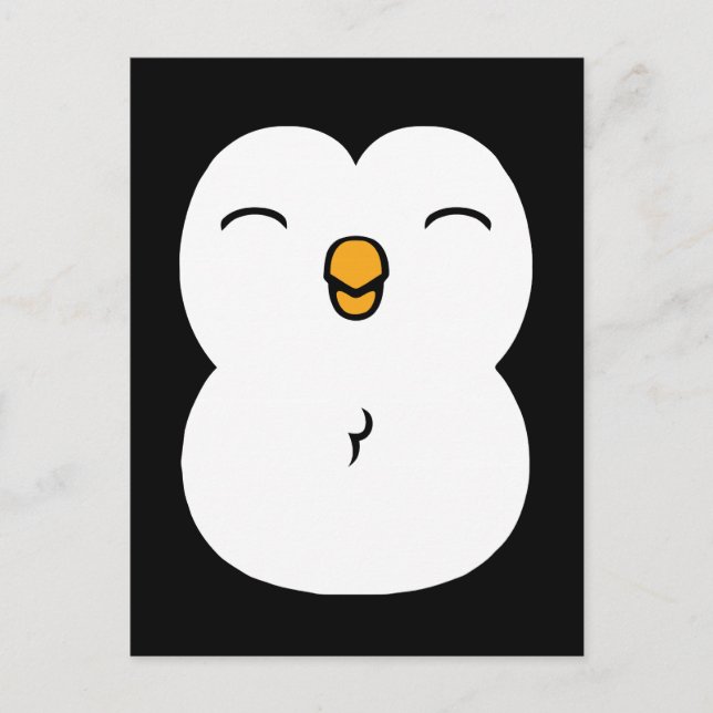 Cute Penguin Postcard (Front)
