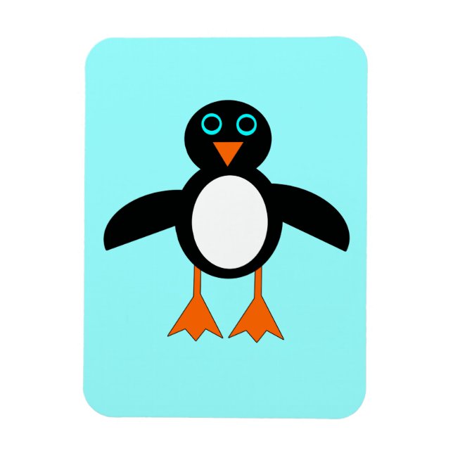 Cute Penguin Premium Magnet (Vertical)