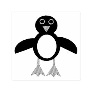 Cute Penguin Self Inking Stamp