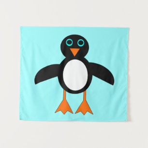 Cute Penguin Tapestry