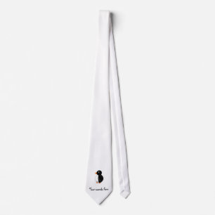 Cute penguin tie