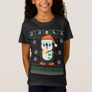 Cute Penguin Ugly Christmas T-Shirt