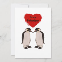 Cute Penguin Valentines