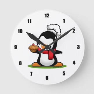 Cute Penguin Wall Clock