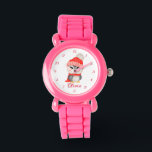 Cute Penguin with Santa hat Christmas  Watch<br><div class="desc">Cute Penguin with Santa hat Christmas Watch</div>