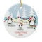 Cute Penguins Family of 3 Christmas Ornament