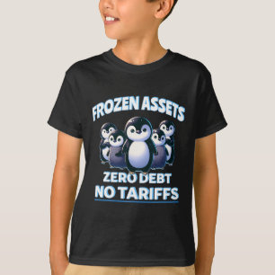 Cute Penguins Frozen Ets No Tariffs Penguin Trump T-Shirt