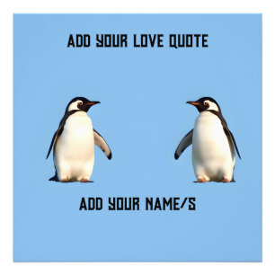 Cute Penguins Photo Print