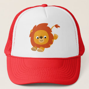 Cute Perky Cartoon Lion Hat