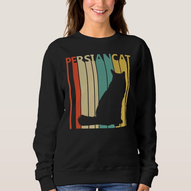 Cute Persian Cat Sweatshirt (Front)