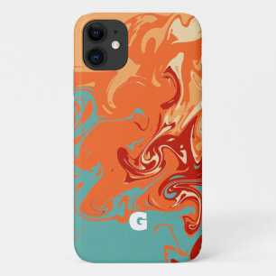 Cute Personalise Pastel Marbel Case-Mate iPhone Case