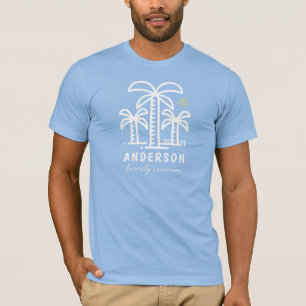 Cute Personalised Beach Family Reunion T-Shirt