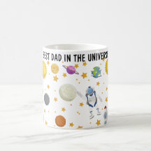 Cute personalised Best Dad In The Universe