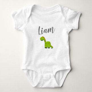 Cute personalised bodysuit with dino