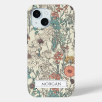 Cute Personalised Boho Floral Wildflower 