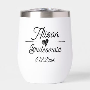 Cute Personalised Bridesmaid Gift