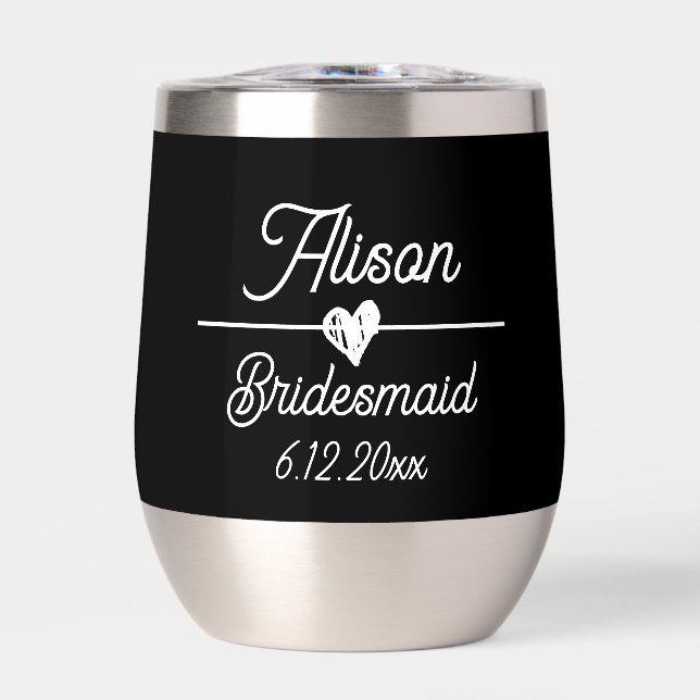Cute Personalised Bridesmaid Gift (Front)