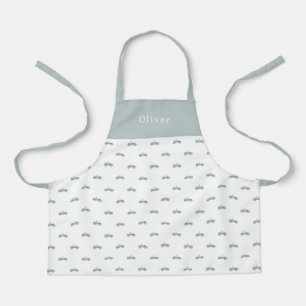 Cute Personalised Car Pattern Apron