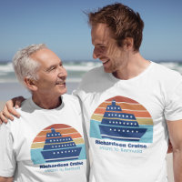 Cute Personalised Cruise Ship Family Trip Sunset