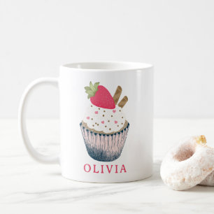 Cute Personalised Cupcake Mug