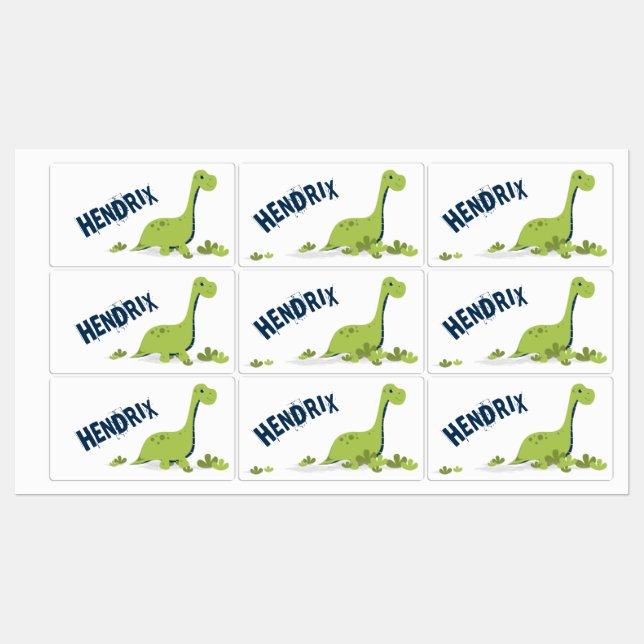 Cute Personalised Dinosaur School (Sheet)